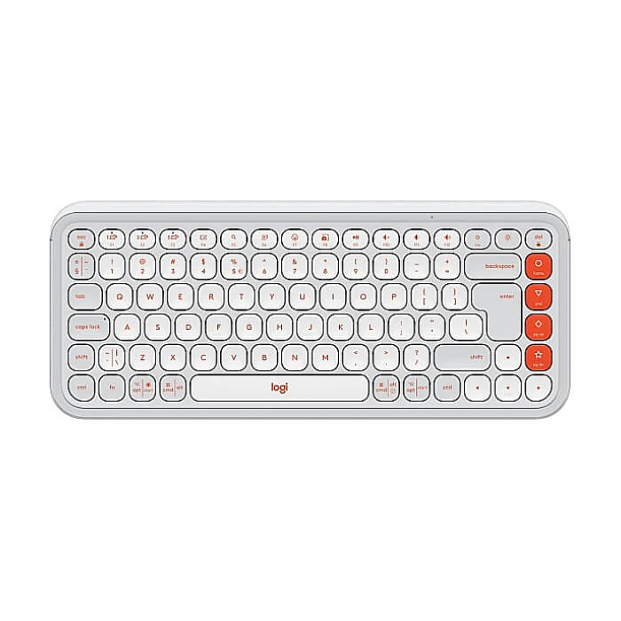 Logitech Pop Icon Keys - White - US INT'L - BT - N/A - INTNL-973 на супер цена
