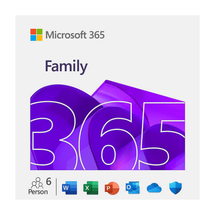 Microsoft M365 Family English EuroZone Subscr 1YR Medialess FY25H2 ID 89134 на супер цена