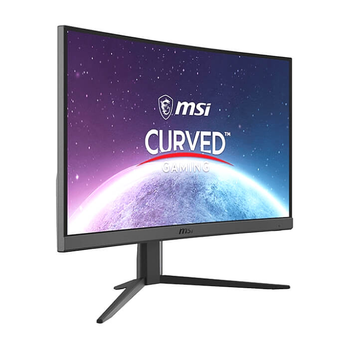 MSI G24C4 E2, 23.6", VA, 1ms, 180Hz, AG, FHD 1920x1080, Curved, 1500R, Adaptive sync, NIGHT VISION, Anti-Flicker, LESS BLUE LIGHT, Frameless, 250nits, 3000:1 , 2x HDMI (2.0b), 1x DP (1.2a), Tilt, VESA, 36M ID 79399 (тъмнейл - 2)
