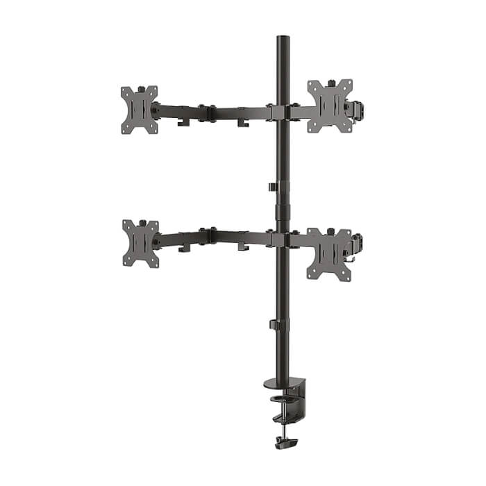 Neomounts by NewStar Flat Screen Desk Mount (clamp/grommet) for 4 Screens ID 66827 на супер цена