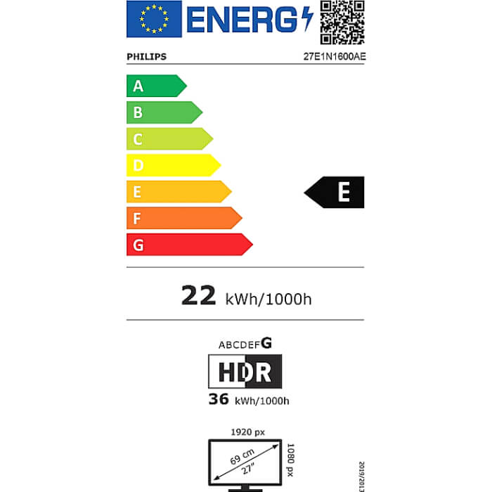Philips 27E1N1600AE, 27" IPS WLED, 2560x1440@100Hz ID 80048 (тъмнейл - 5)