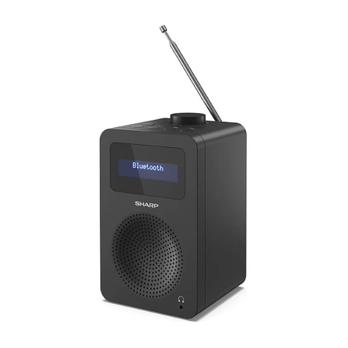 Sharp Radios DR-430(BK), DIGITAL RADIO, Bluetooth 5.0, 5W, 20 DAB+/DAB/FM, Auto time/date, LCD Display, Dual alarm, 3.5mm Headphone jack / line-out, Black ID 87523 (тъмнейл - 2)