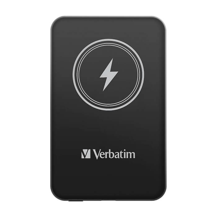 Verbatim MCP-5BK Power Pack 5000 mAh with UBS-C® PD 20W / Magnetic Wireless Charging 15W Black ID 75119 на супер цена от GT Computers Verbatim MCP-5BK Power Pack 5000 mAh with UBS-C® PD 20W / Magnetic Wireless Charging 15W Black ID 75119 на супер цена