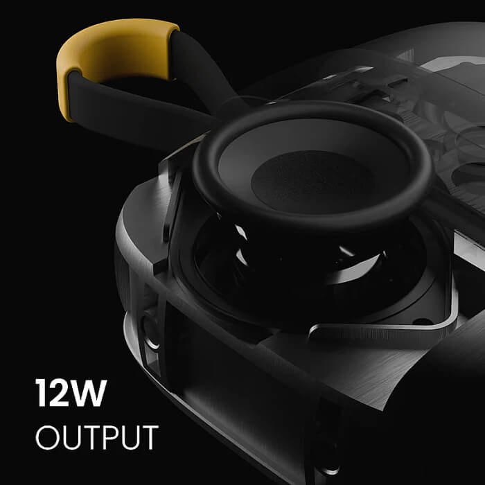 HiFuture LINO S Black, Bluetooth 5.4, IPX7 Waterproof, 12W Output, Pair to Play (TWS Mode), Up to 10 Hours Playtime, Support Auracast (Up to 100 units pair), Built-in Powerful DSP ID 94777 (тъмнейл - 2)