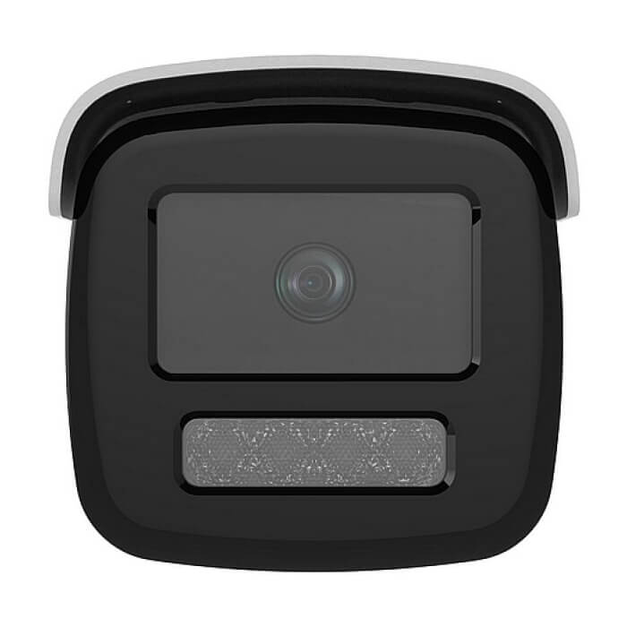 HikVision 4 MP AcuSense Smart Hybrid Light Fixed Bullet Network Camera, 4 mm, F1.6, IR, White Light up to 60m, H.265+, IP67, built-in memory card slot (up to 512GB), 12Vdc/PoE 8.5W ID 93273 на супер цена