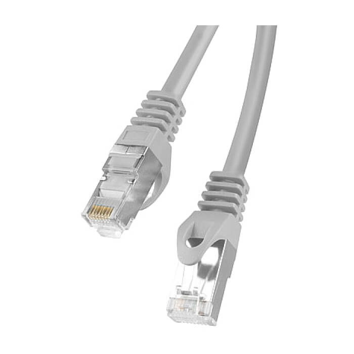Кабел - Lanberg patch cord CAT.6 FTP 2m, grey ID 72407