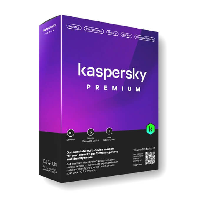 Kaspersky Premium + Customer Support Eastern Europe Edition. 10-Device 1 year Base Download Pack ID 74823 на супер цена