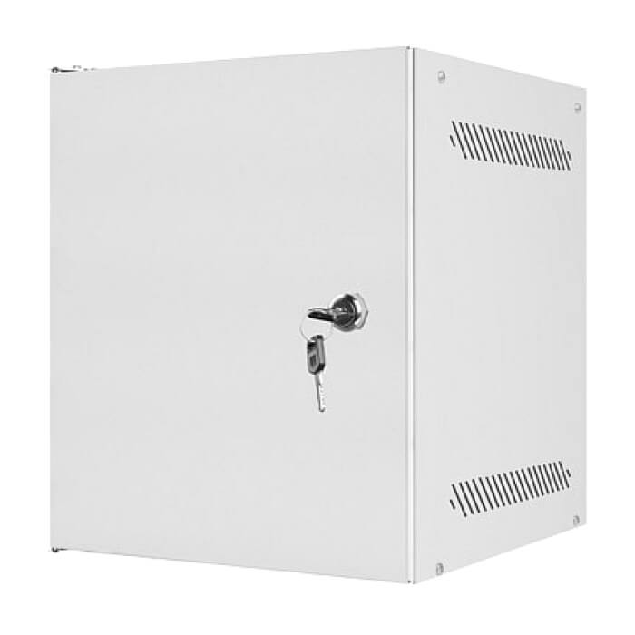 Lanberg rack cabinet 10" wall-mount 6U/280x310 for self-assembly with metal door grey (flat pack) ID 87209 (тъмнейл - 4)