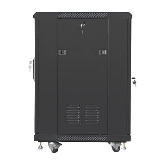 Lanberg rack cabinet 19" free-standing 15U/600x600 (flat pack) black ID 87204 (тъмнейл - 4)