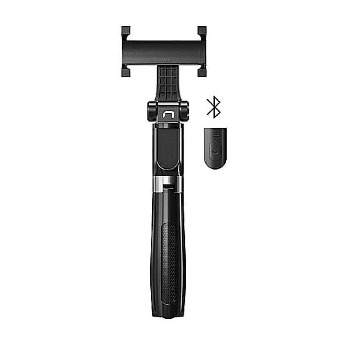 Natec Wireless Selfie Tripod Alvito BT 4.0 Black ID 64796 (тъмнейл - 3)