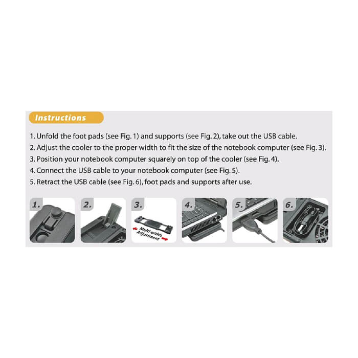 Neomounts by NewStar Notebook Cooler (cools 15 degrees celcius) ID 63760 (тъмнейл - 2)