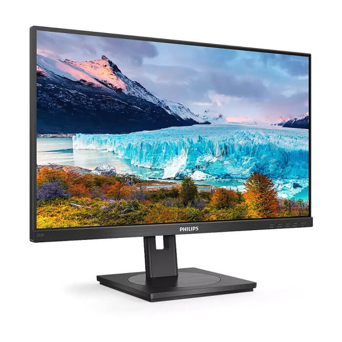 Philips 222S1AE, 21.5" IPS WLED, 1920x1080@75Hz, 4ms GtG, 250cd m/2, 1000:1, DCR 50M:1, Adaptive Sync, FlickerFree, Low Blue Mode, 2Wx2, Tilt, Height Adjust, Pivot, Swivel, D-SUB, DVI, HDMI, DP ID 64981 (тъмнейл - 2)