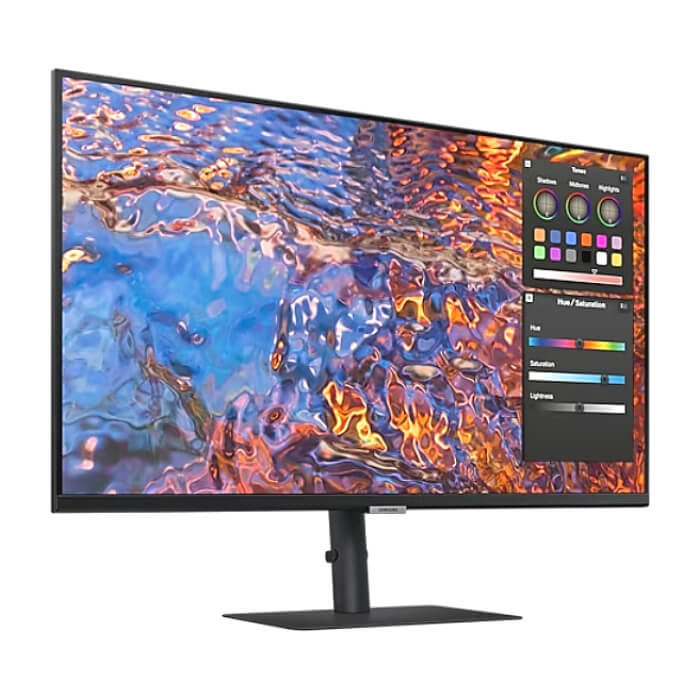 Samsung 32B800 32" IPS LED, 60 Hz, 5 ms GTG, 3840x2160, 300 cd/m2, Flicker Free, PBP, PIP, USB-C 90W, 3xUSB 3.0, Display Port 1.4, 2xHDMI 2.2, Black ID 94195 (тъмнейл - 3)