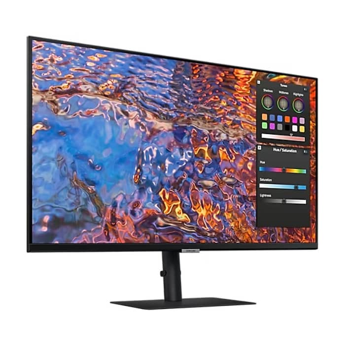 Samsung 32B800 32" IPS LED, 60 Hz, 5 ms GTG, 3840x2160, 300 cd/m2, Flicker Free, PBP, PIP, USB-C 90W, 3xUSB 3.0, Display Port 1.4, 2xHDMI 2.2, Black + Logitech MK250 - Graphite - USINTL (тъмнейл - 3)