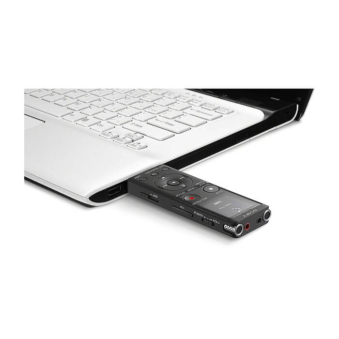 Sony ICD-UX570, 4GB, micro SD slot, built-in USB, black ID 66617 (тъмнейл - 2)