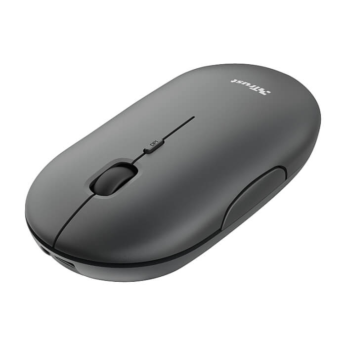 TRUST Puck Wireless & BT Rechargeable Mouse Black (тъмнейл - 3)