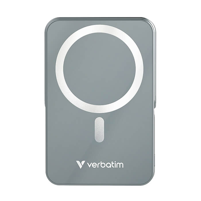 Verbatim Charge 'n' Go Power Bank with Stand Magnetic Wireless 10000mAh Grey ID 85386 на супер цена от GT Computers Verbatim Charge 'n' Go Power Bank with Stand Magnetic Wireless 10000mAh Grey ID 85386 на супер цена