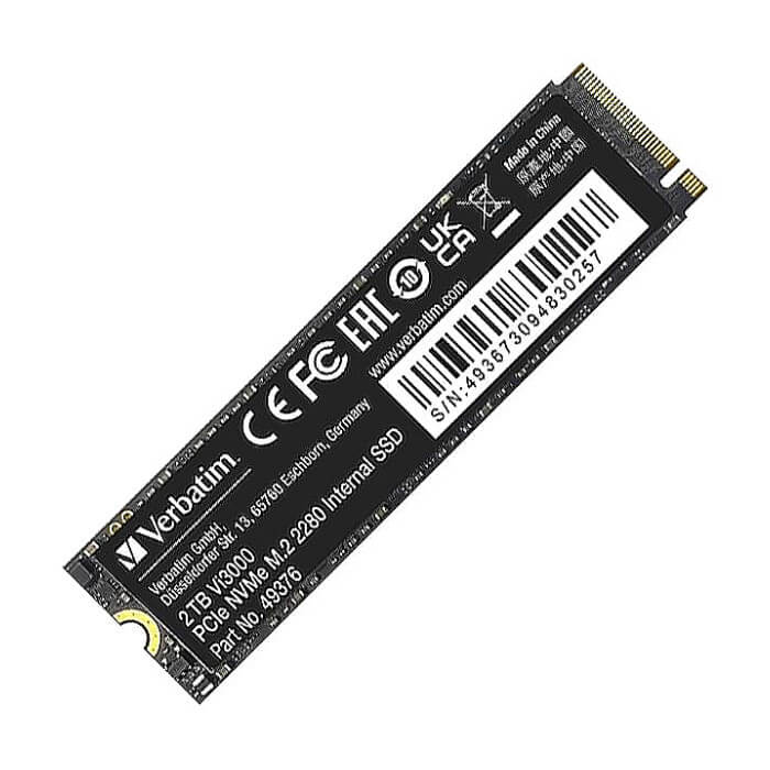 Verbatim Vi3000 Internal PCIe NVMe M.2 SSD 2TB ID 73191 (тъмнейл - 2)