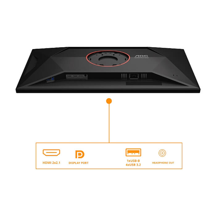 AOC Q32V4, 31.5" IPS WLED, 2560x1440@75Hz, 4ms GTG, 250cd/m2, 1000:1, 20M:1 DCR, Adaptive Sync, FlickerFree, Low Blue Light, 2Wx2, Tilt, HDMI, DP ID 96072 (тъмнейл - 4)