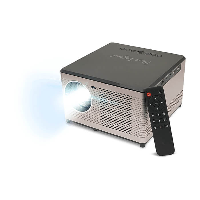 AOPEN QF15a (powered by Acer), LCD, 1080p (1920x1080), 5000 LED Lm, 1 000:1, HDMI, USB (Type A, Type C), MicroSD, Audio out, WiFi+Dongle, DC Out (5V/0.5A), 1x5W, 1.3Kg ID 65901 (тъмнейл - 2)