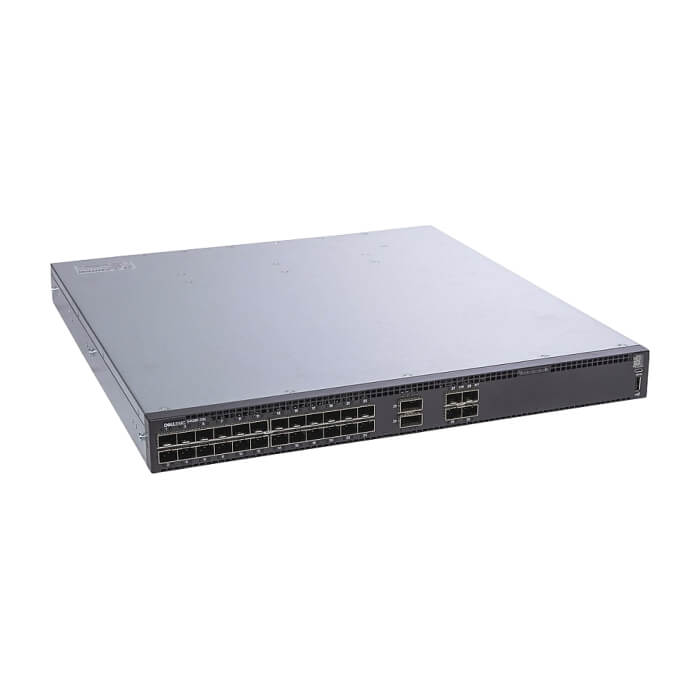 Dell EMC Switch S4128F-ON, 1U, PHY-less, 28 x 10GbE SFP+, 2 x QSFP28, IO to PSU, 2 PSU, OS10, 1Yr PS NBD, 210-ALSY на супер цена