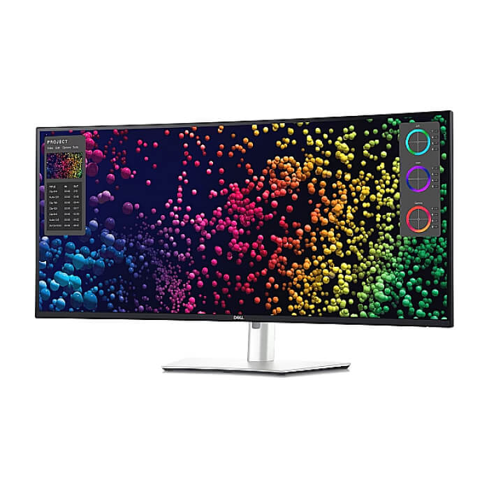 Dell U4025QW, 39.7" 5K UtraSharp Curved WUHD (5120x2160), AG, IPS, 21:9, 5ms, 1000:1, 600 cd/m2, DCI-P3 99%, HDMI, DP, HDR600, USB Hub, Thunderbolt 4/USB-C, USB 3.2, RJ45, Speacers, PbP, Height Adjustable, Swivel, Tilt, Black ID 88624 (тъмнейл - 3)