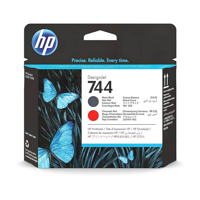 HP 744 Matte Black & Red Printhead ID 70180 на супер цена