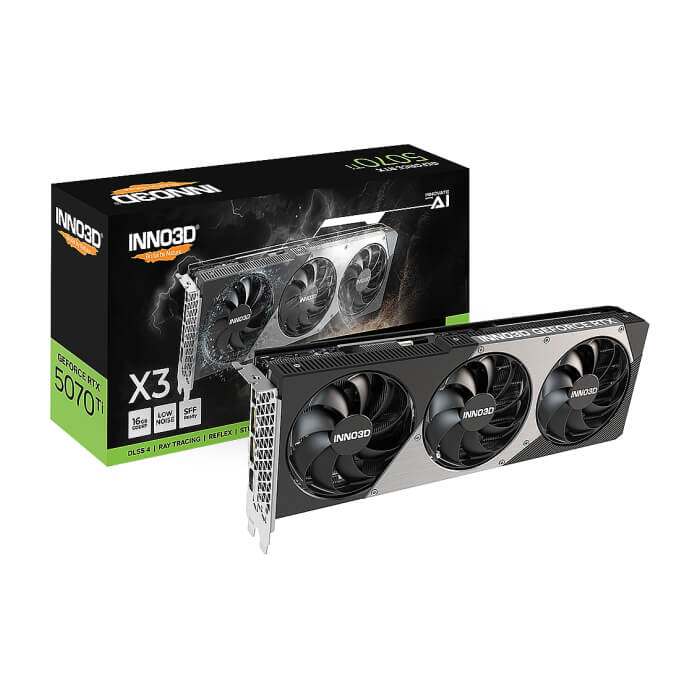 Inno3D GeForce RTX 5070 Ti 16GB GDDR7 X3 ID 85741 (тъмнейл - 2)