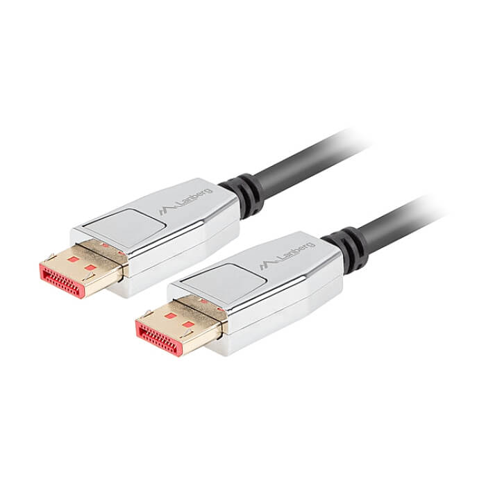 Кабел - Lanberg display port M/M 20pin V1.4 1.8m 8K 60Hz, Black ID 72582 (тъмнейл - 2)