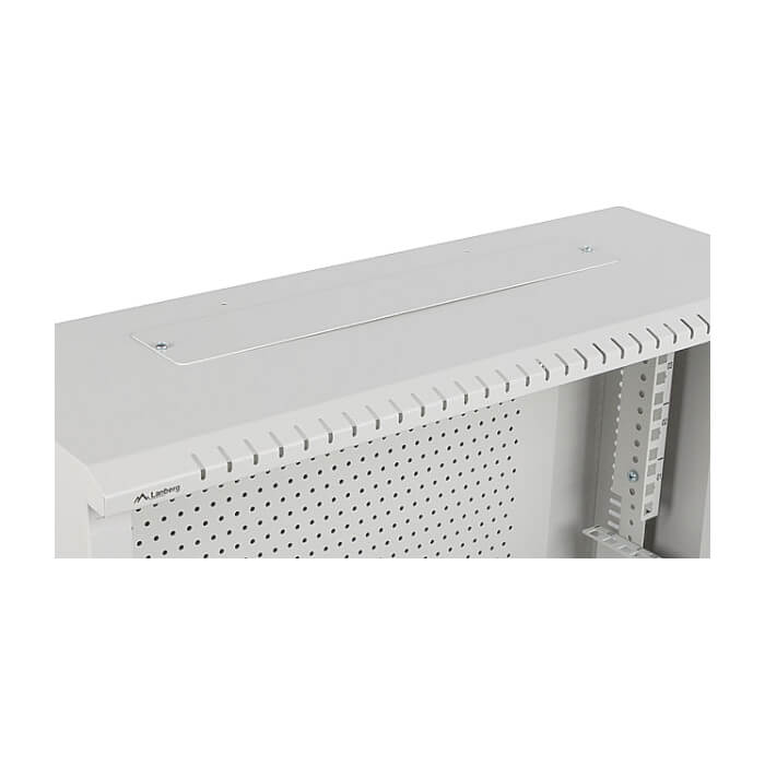 Lanberg rack cabinet 19" wall-mount 4U+3u/540x200 low-profile grey (assembled) ID 87609 (тъмнейл - 3)
