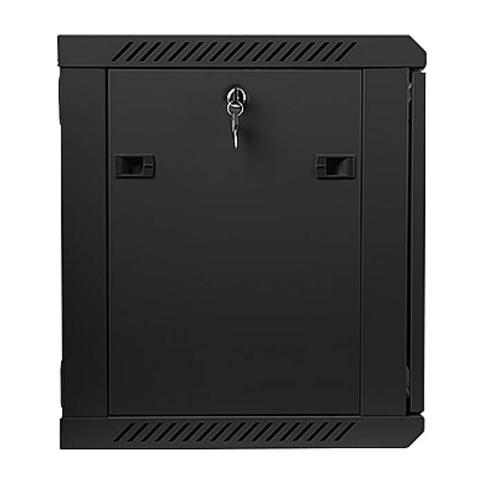 Lanberg rack cabinet 19” wall-mount 9U / 600x450 for self-assembly (flat pack), black ID 71899 (тъмнейл - 4)