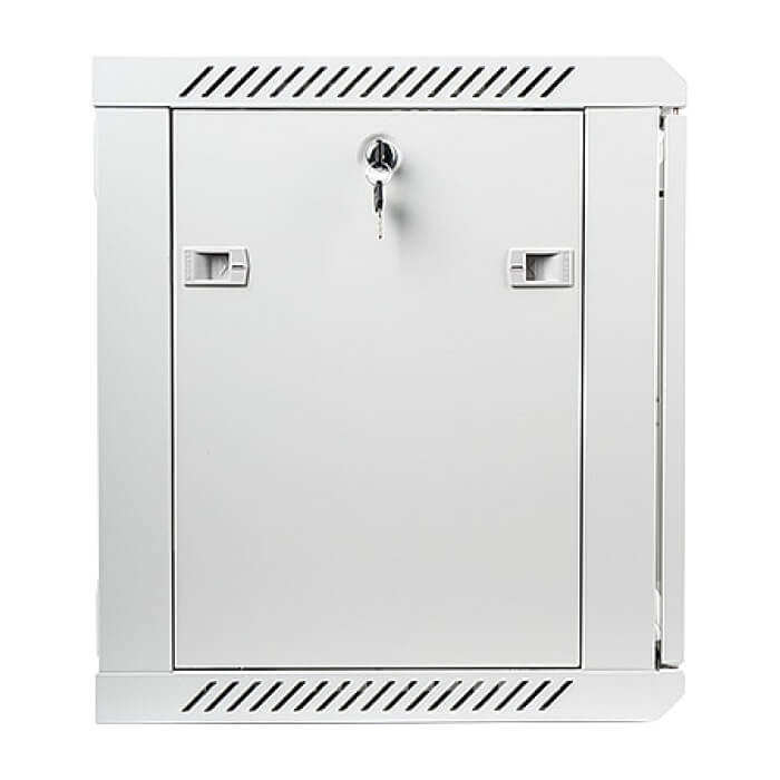 Lanberg rack cabinet 19” wall-mount 9U / 600x450 for self-assembly (flat pack), grey ID 71898 (тъмнейл - 4)