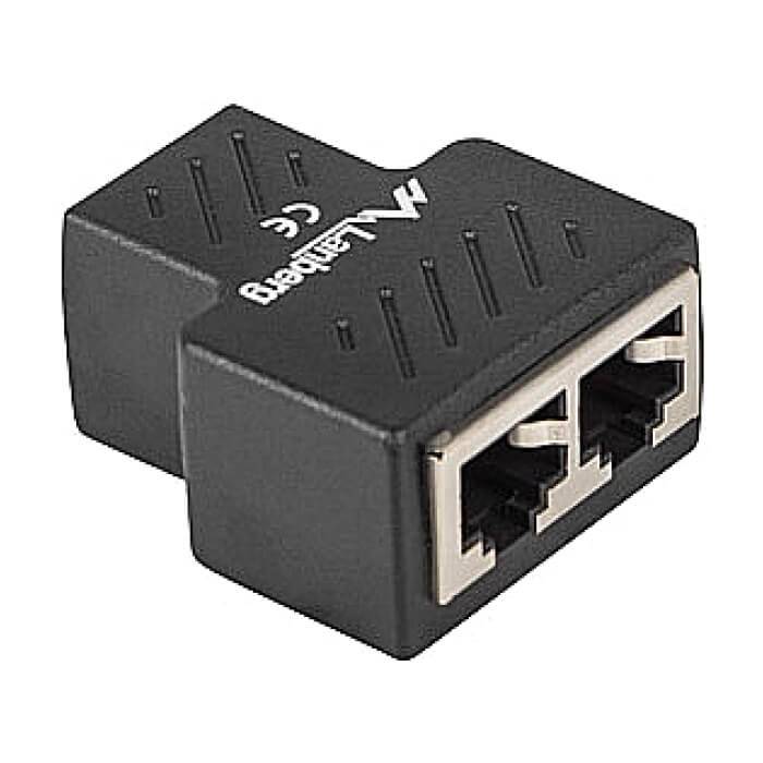 Lanberg RJ-45 inline coupler RJ45->2XRJ45 shielded ID 87742 на супер цена от GT Computers Lanberg RJ-45 inline coupler RJ45->2XRJ45 shielded ID 87742 на супер цена