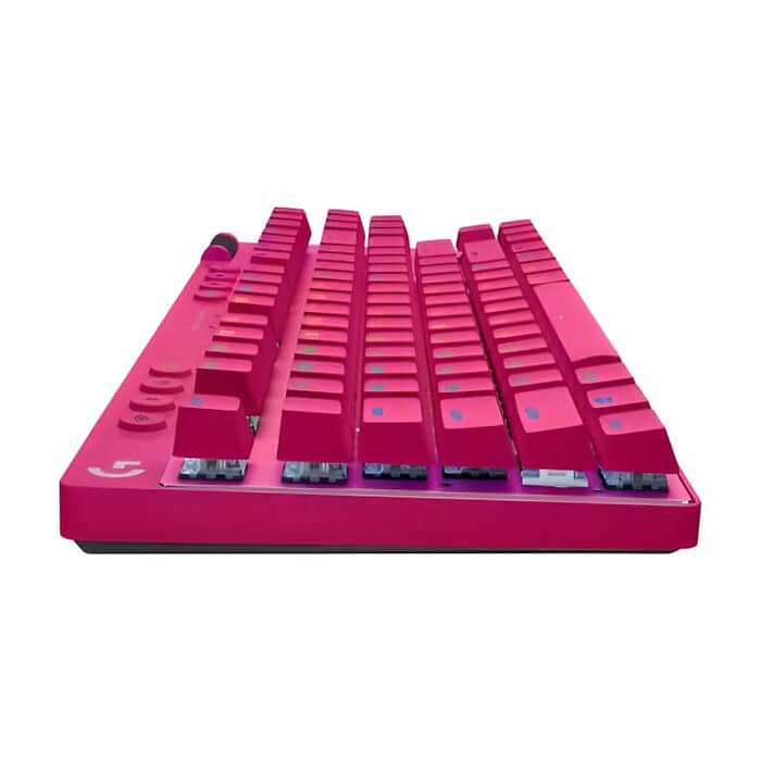 Logitech G PRO X TKL LIGHTSPEED Gaming Keyboard - MAGENTA - US INT'L - 2.4GHZ/BT - N/A - EMEA28-935 - TACTILE (тъмнейл - 2)