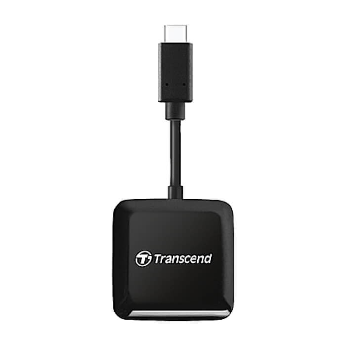 Transcend SD/microSD Card Reader, USB 3.2 Gen 1, Black, Type C ID 63315 на супер цена от GT Computers Transcend SD/microSD Card Reader, USB 3.2 Gen 1, Black, Type C ID 63315 на супер цена