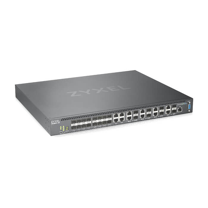 ZyXEL XS3800-28, 28-port 10GbE L2+ Managed Switch Nebula Flex Pro (dual AC,1 year NCC Pro pack license bundled) (тъмнейл - 2)