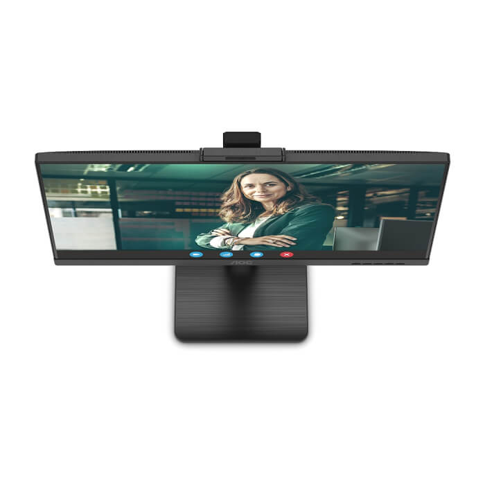 AOC 24P3CW, 23.8" IPS WLED, 1920x1080@75Hz, 4ms GtG, 300cd m/2, 1000:1, DCR 50M:1, AdaptiveSync, FlickerFree, Low Blue Light, 5Wx2, 5MP Windows Hello, Tilt, Height Adjust, Pivot, Swivel, HDMI, DP, RJ45, USB hub ID 65413 (тъмнейл - 5)