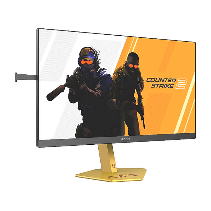 AOC CS24A, 24.1" TN eSports WLED, 1920x1080@610Hz (OC, Native 600Hz), 0.5ms GtG, 0.3ms MPRT, 500cd m/2, 1000:1, DCR 80M:1, Adaptive Sync, FlickerFree, Low Blue Light, Tilt, He ID 93780 (тъмнейл - 4)