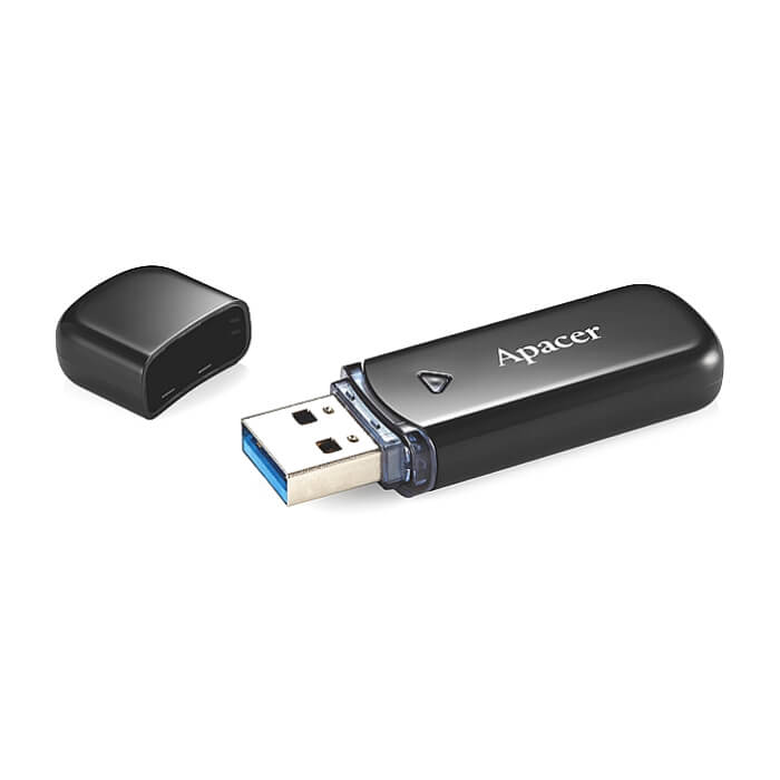 Apacer 64GB AH355 Black - USB 3.2 Flash Drive ID 96624 (тъмнейл - 2)
