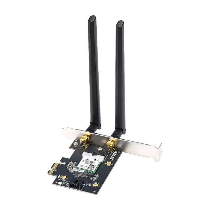 Asus PCI-E Adapter, PCE-AX1800, AX1800, Dual-Band, Bluetooth 5.2, WPA3, OFDMA, MU-MIMO (тъмнейл - 5)