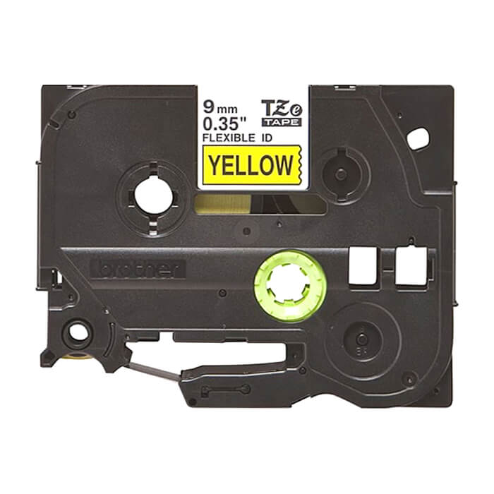 Brother TZe-FX621 Tape Black on Yellow, Flexible ID, 9mm, 8m - Eco ID 70706 на супер цена