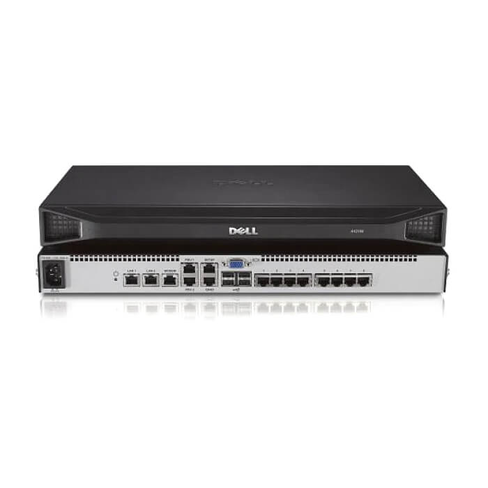 Dell DAV2108 8-port analog upgradeable to digital KVM switch with 1 local user 1 power supply, DAV2108 ID 71160 на супер цена