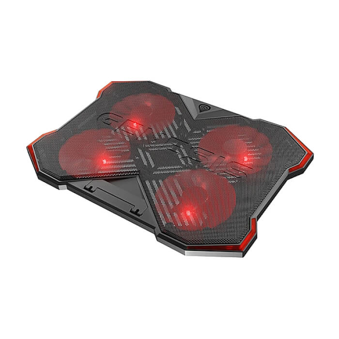 Genesis Laptop Cooling Pad Oxid 260 15.6-17.3 4 Fans, Led Light, 2 Usb ID 63769 (тъмнейл - 2)