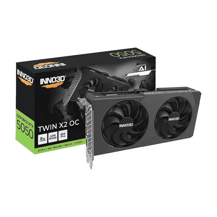 Inno3D GeForce RTX 5050 8GB GDDR7 Twin X2 OC ID 90043 (тъмнейл - 3)