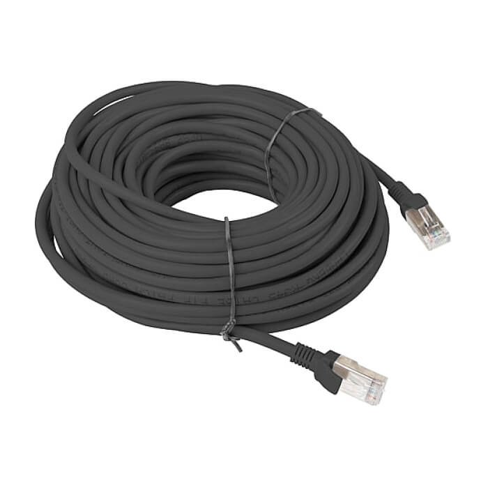 Кабел - Lanberg patch cord CAT.5E 20m, black ID 72229 (тъмнейл - 2)