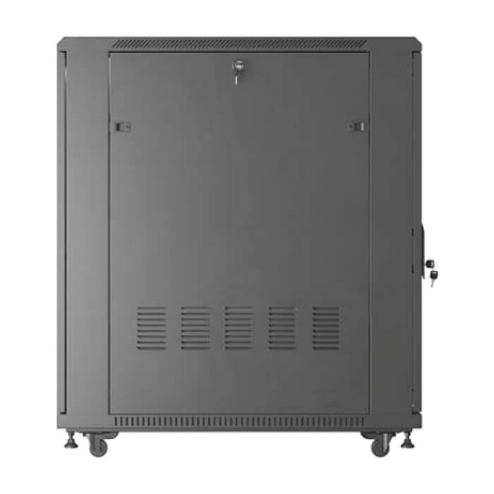 Lanberg Rack Cabinet 19" Free-Standing 22U/600X1000 (FlAT Pack) With Mesh Door Black ID 98072 на супер цена