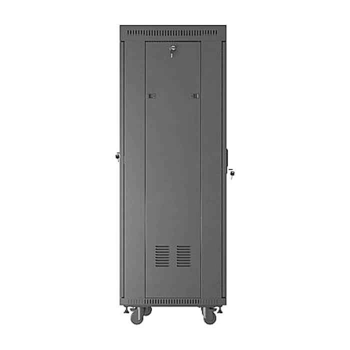 Lanberg rack cabinet 19" free-standing 32U/600X600 (FLAT PACK) with mesh door LCD black ID 87634 на супер цена