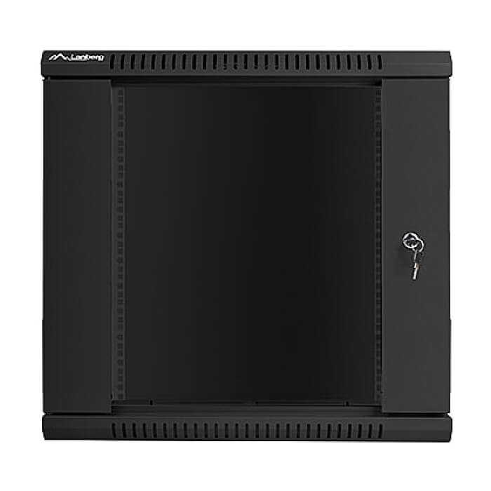 Lanberg rack cabinet 19” wall-mount 12U / 600x600 for self-assembly (flat pack), black ID 71881 на супер цена от GT Computers Lanberg rack cabinet 19” wall-mount 12U / 600x600 for self-assembly (flat pack), black ID 71881 на супер цена