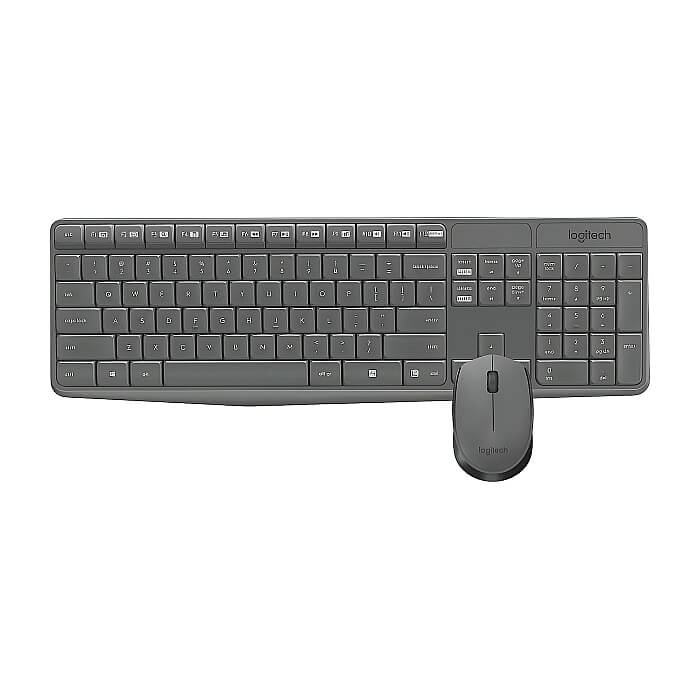 Logitech MK235 Wireless Keyboard and Mouse Combo на супер цена