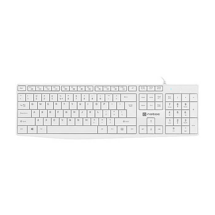 Natec Keyboard Nautilus US Layout White